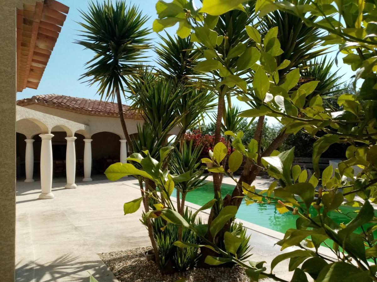 Villa Bienvenue A L Hacienda Magalas Exterior foto