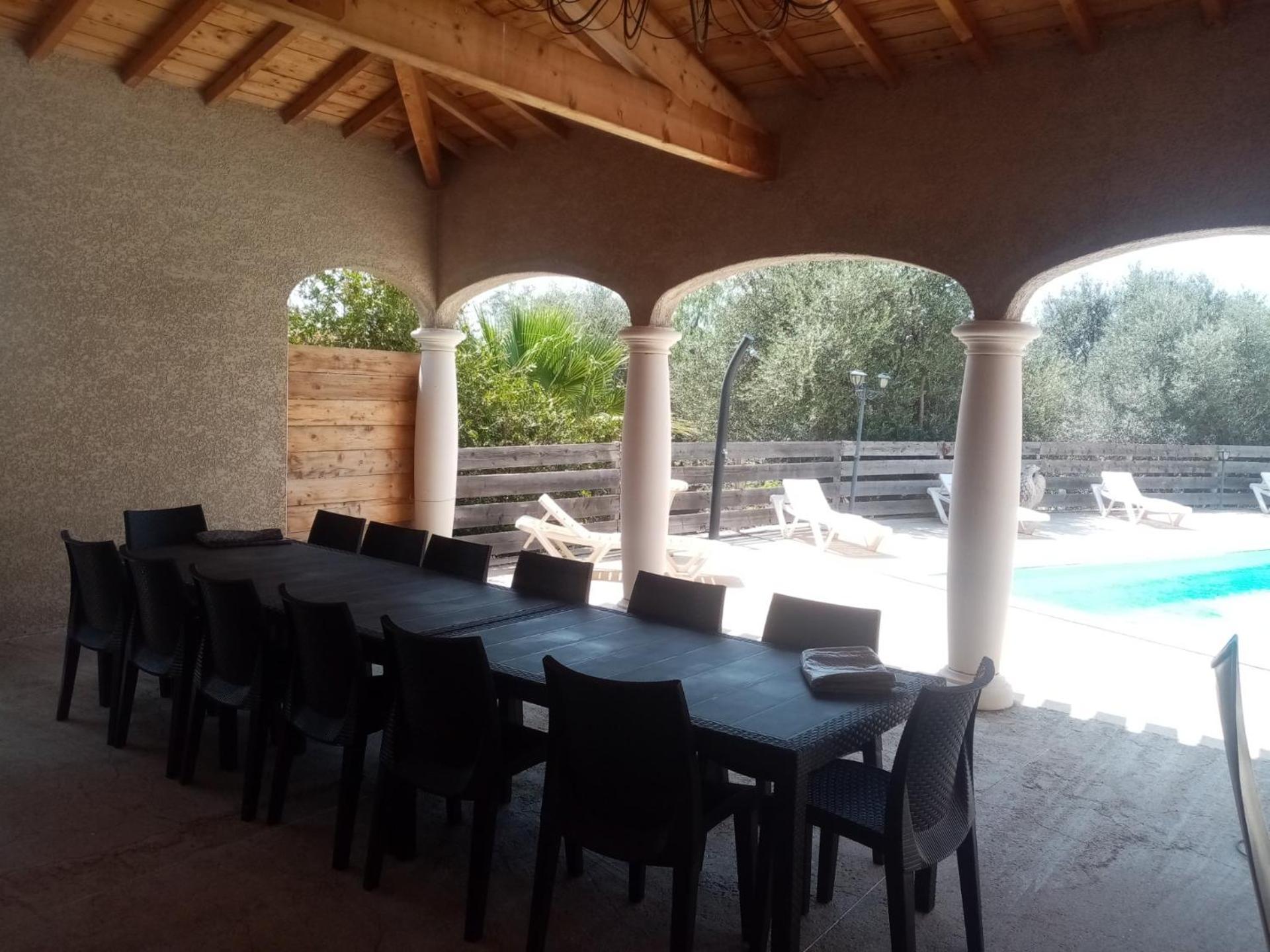 Villa Bienvenue A L Hacienda Magalas Exterior foto